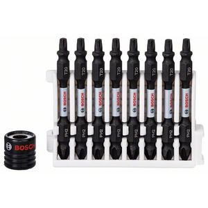 Кассета двусторонних ударных бит Impact Control 65 мм PH2/T20 8 шт + магнитная муфта