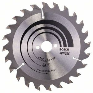 Пильный диск 160Х20 24 OPTILINE