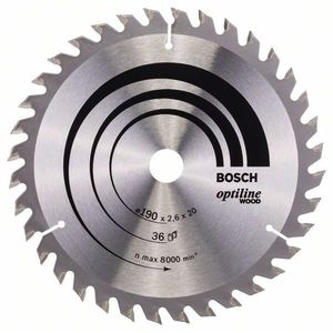 Пильный диск 190Х20 36 OPTILINE
