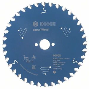 Пильный диск Expert for Wood 165x20x2.6/1.6x36T