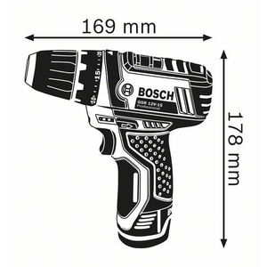 Аккумуляторная дрель-шуруповёрт GSR 12V-15