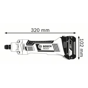 Аккумуляторная прямая шлифмашина GGS 18 V-LI