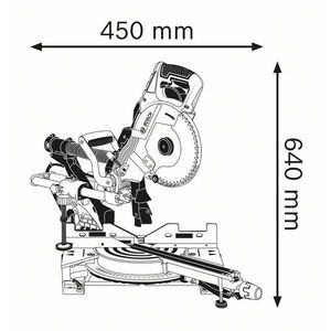 Панельная пила GCM 8 SDE