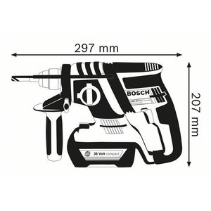 Аккумуляторный перфоратор с патроном SDS plus GBH 36 V-EC Compact