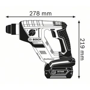 Аккумуляторный перфоратор с патроном SDS plus GBH 18 V-LI Compact