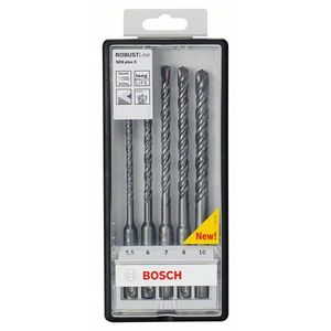Набор Robustline SDS plus-5, 5шт. 6/6/8/8/10 x 165 мм
