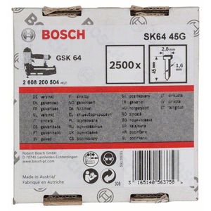 2500 шт. штифтов ДЛЯ GSK 64. SK64 45G