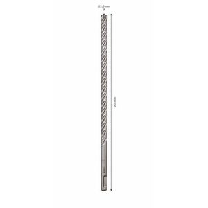 Бур SDS Plus-7X д/арм.бетона 11x200x265 мм