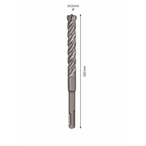 Бур SDS Plus-7X д/арм.бетона 14x100x165 мм