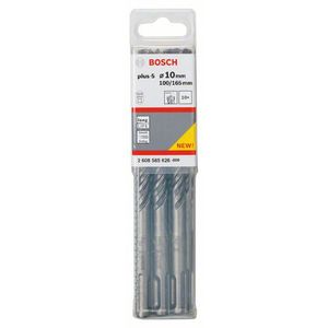 10 шт. Буров SDS plus-5, 10x100x165