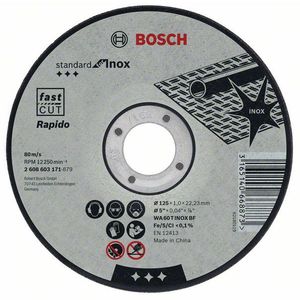 Отрезной круг Standard for INOX 115 х 1 мм, прямой
