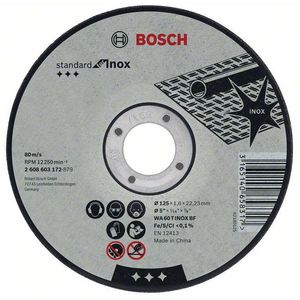 Отрезной круг Standard for INOX 115 х 1.6 мм, прямой
