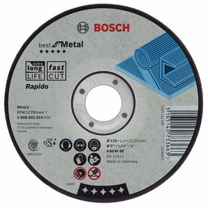 Отрезной круг Best по металлу 115x1,0 мм, вогнутый