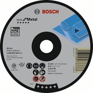 Отрезной круг Best по металлу 125x2,5 мм, прямой