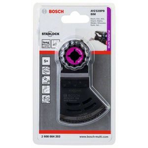 5 Starlock BIM пильных полотен Dual-Tec 53x40 мм AYZ 53 BPB