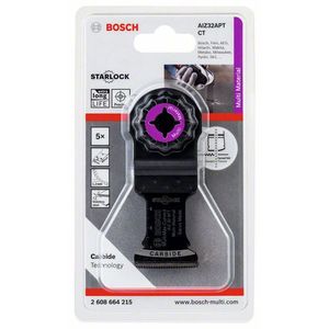 5 Starlock Carbide погружных пильных полотен 32x40 мм Multi-Material AIZ 32 APT