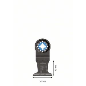 Starlock Carbide погружное пильное полотно 45x40 мм по металлу AIZ 45 AT