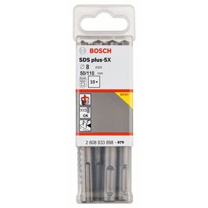 10 шт. Буров SDS plus-5X 8x50x110 шт. мм