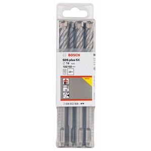 10 шт. Буров SDS plus-5X 14x100x160 мм