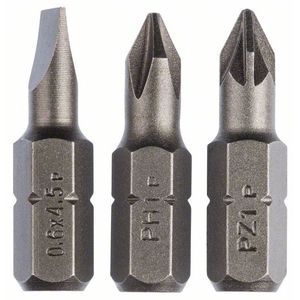 Набор из 3 насадок-бит Standard, смешанный (S, PH, PZ)